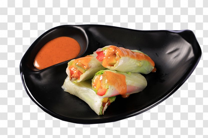 Spring Roll Food Poster - The On Tongue Transparent PNG