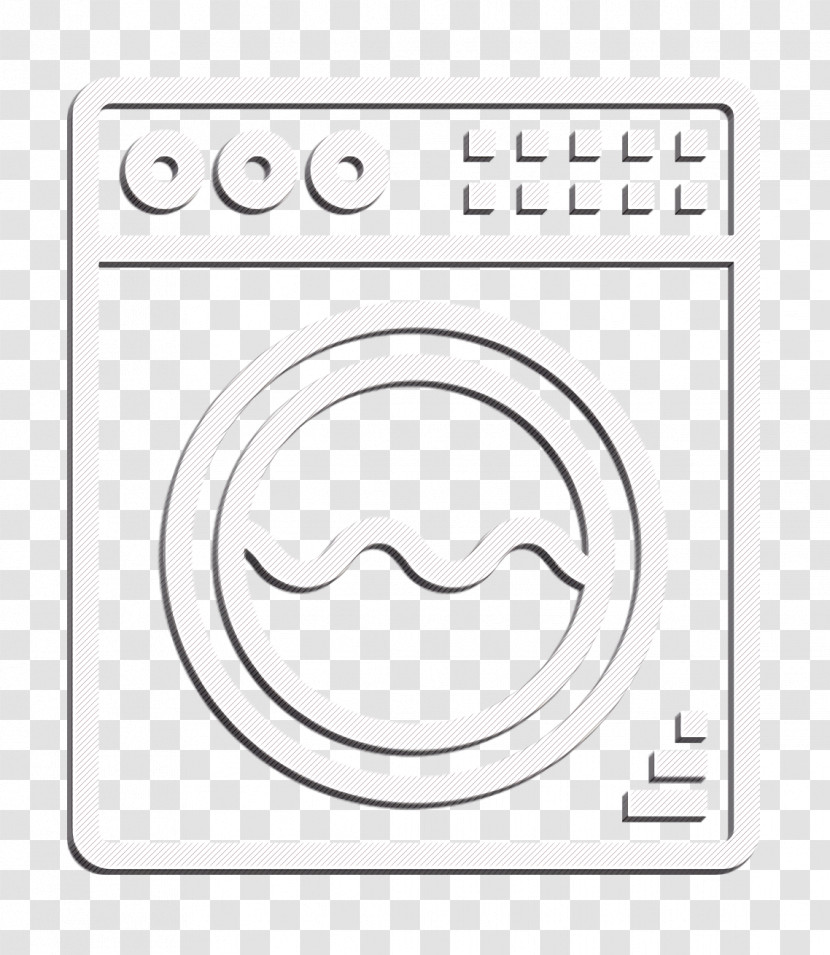 Washing Machine Icon Furniture And Household Icon Home Equipment Icon Transparent PNG