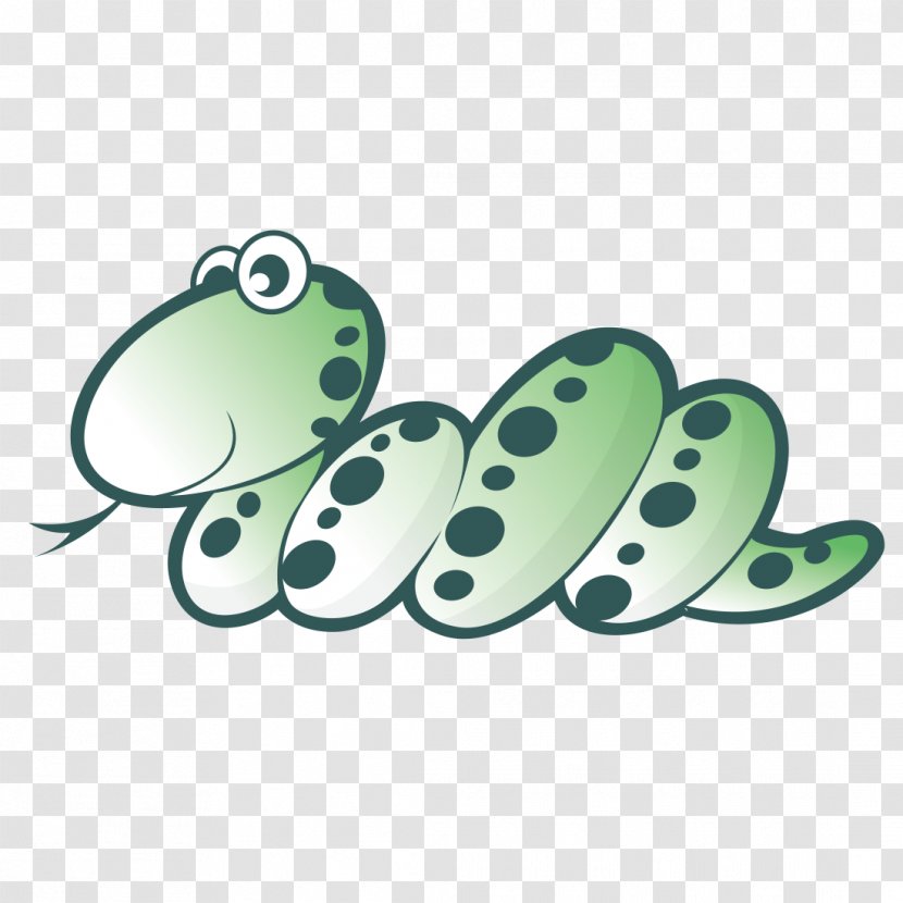 Snakes Clip Art Image Illustration - Pea - Cute Snake Transparent PNG