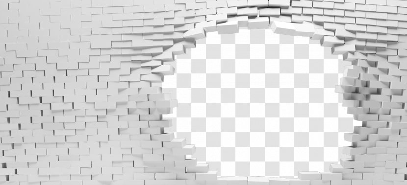 Paper Wall Brick Wallpaper - Istock - Grey Transparent PNG