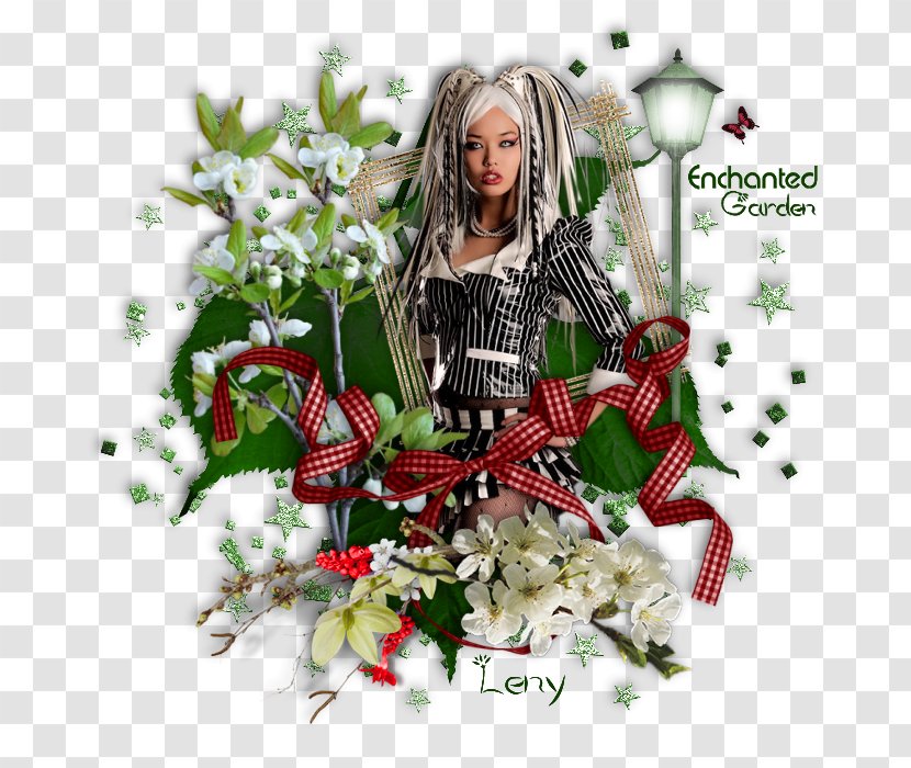 Christmas Ornament Flowering Plant Day Tree - Character - Flower Transparent PNG