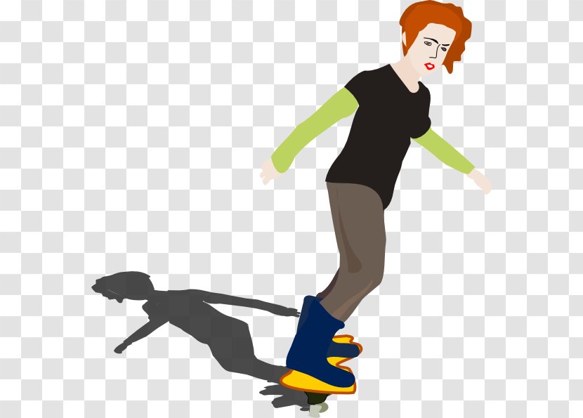 Skateboarding Ice Skating Roller - Watercolor - Skateboard Transparent PNG