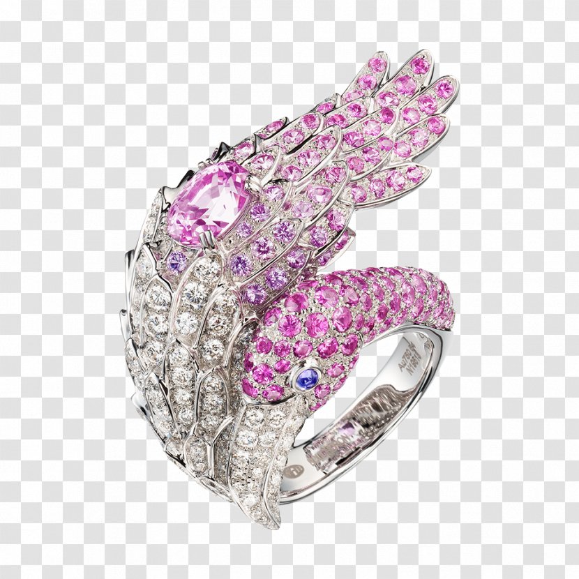 Earring Jewellery Boucheron Engagement Ring - Flamingos Transparent PNG