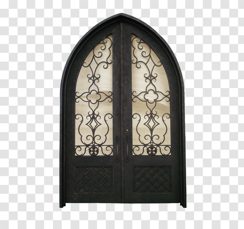 Wrought Iron Window Door Gate - Structure Transparent PNG