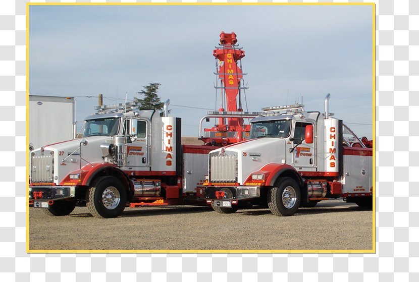 Chima's Tow Fire Engine Towing Service Department Commercial Vehicle - Public Utility - Elk Grove Transparent PNG