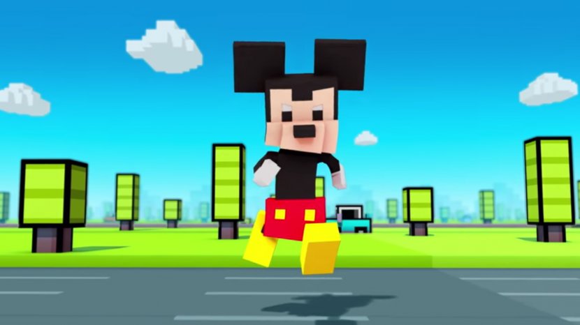 Disney Crossy Road Frogger Mickey Mouse The Walt Company - Games Transparent PNG