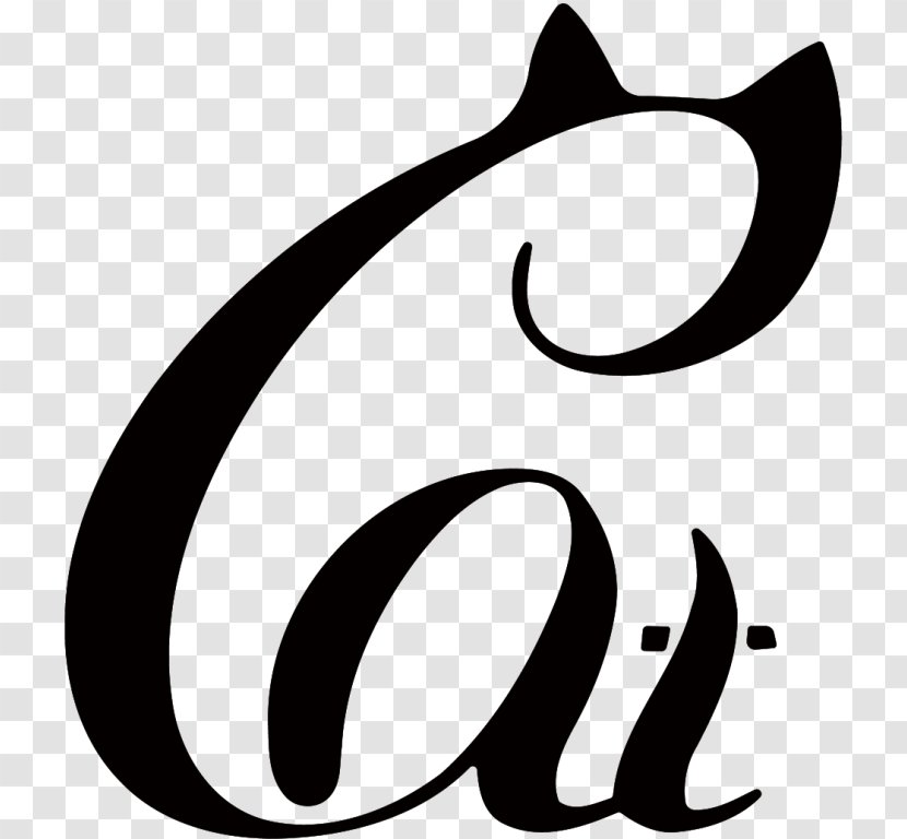 Cat Vector Graphics Clip Art Logo Image - Monochrome Photography Transparent PNG