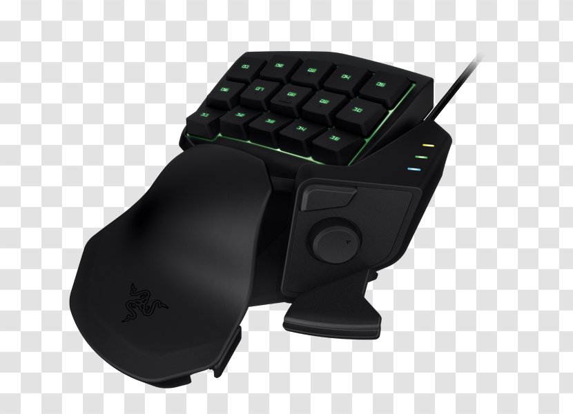 Computer Keyboard Razer Tartarus Chroma Gaming Keypad USB V2 Ergonomic - Electronic Device Transparent PNG