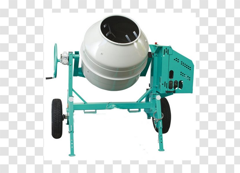 Cement Mixers Betongbil Wheelbarrow Electricity - Industry - Airless Tire Transparent PNG