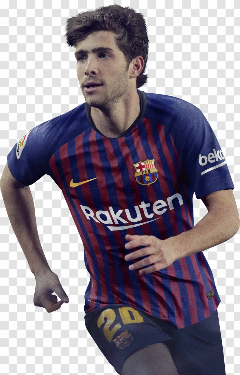 Eden Hazard 2018 World Cup FC Barcelona El Clásico Jersey - Sergi Roberto - Fc Transparent PNG