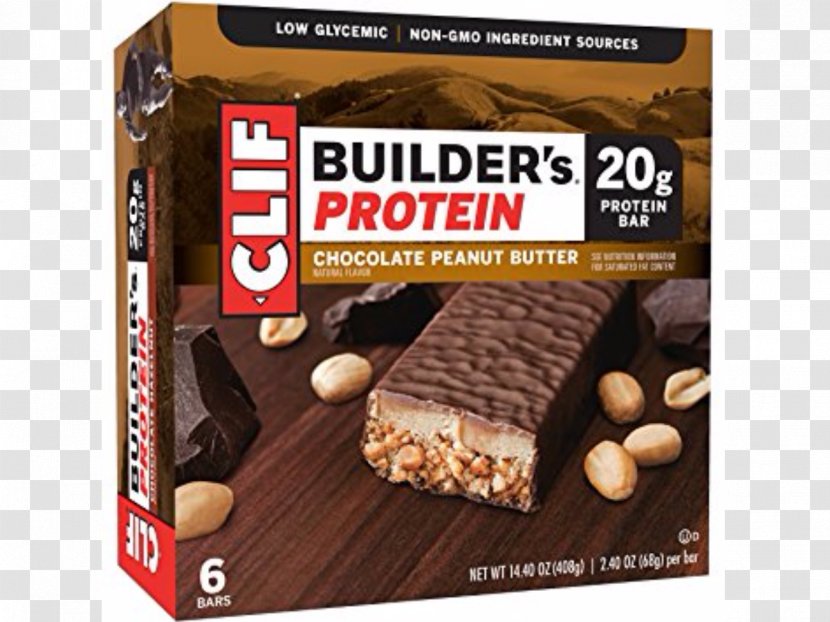 Chocolate Bar Clif & Company Protein Energy Peanut Butter - Wafer Transparent PNG