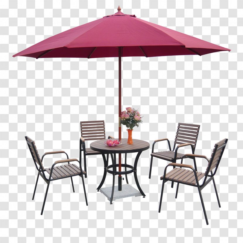 Table Chair Restaurant Garden Furniture Transparent PNG