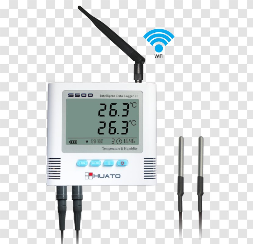 Measuring Instrument Temperature Data Logger Humidity - Technology Transparent PNG
