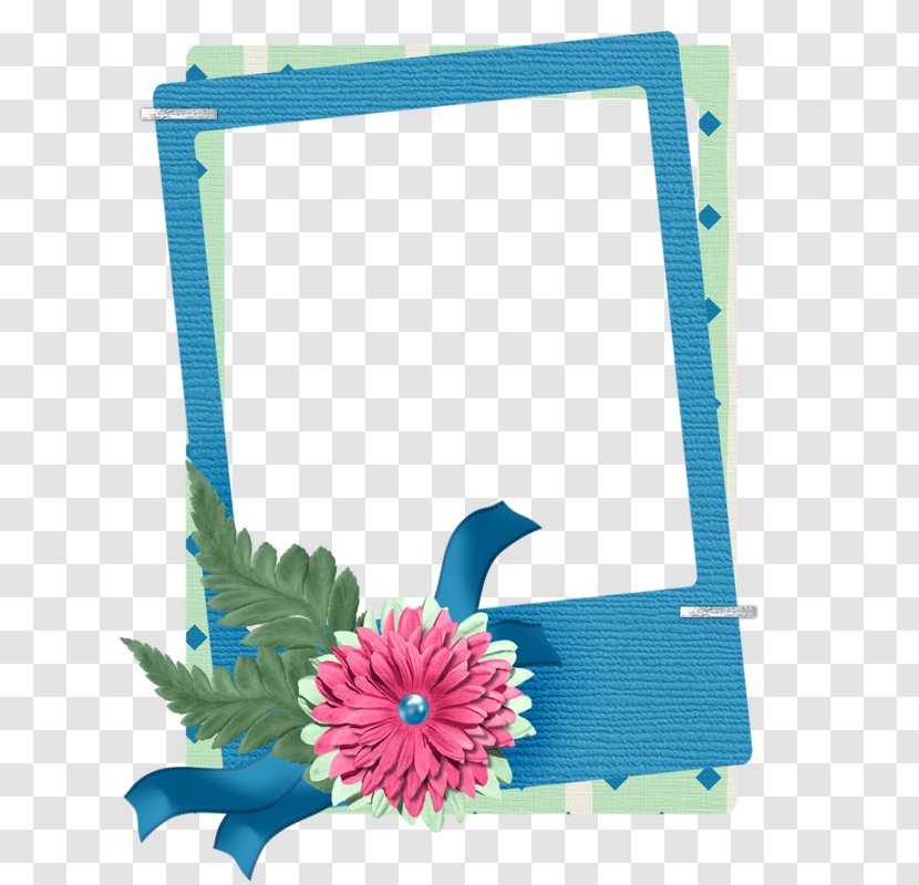 Picture Frames Blue Clip Art - Paper - Laptop Transparent PNG