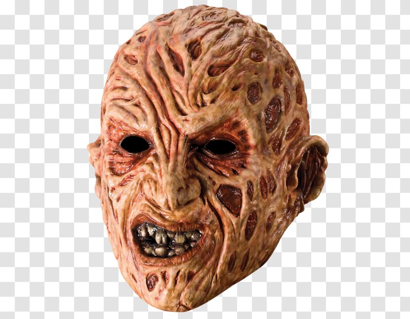 Freddy Krueger A Nightmare On Elm Street Latex Mask - 3 Dream Warriors Transparent PNG