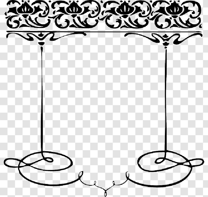 Borders And Frames Clip Art Openclipart Picture Decorative - Dra Vector Transparent PNG