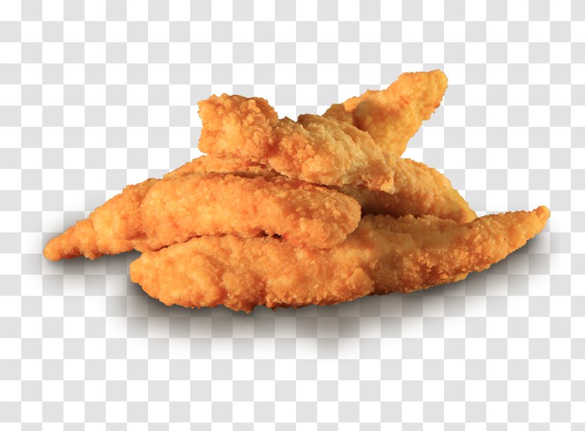 Crispy Fried Chicken Fingers Nugget Hot Dog - Fish Stick Transparent PNG