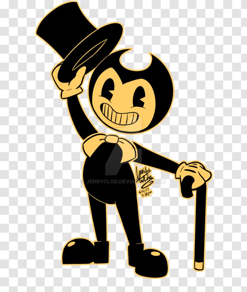 Bendy And The Ink Machine Drawing Hat Headgear TheMeatly Games - 2017 - Batim Transparent PNG