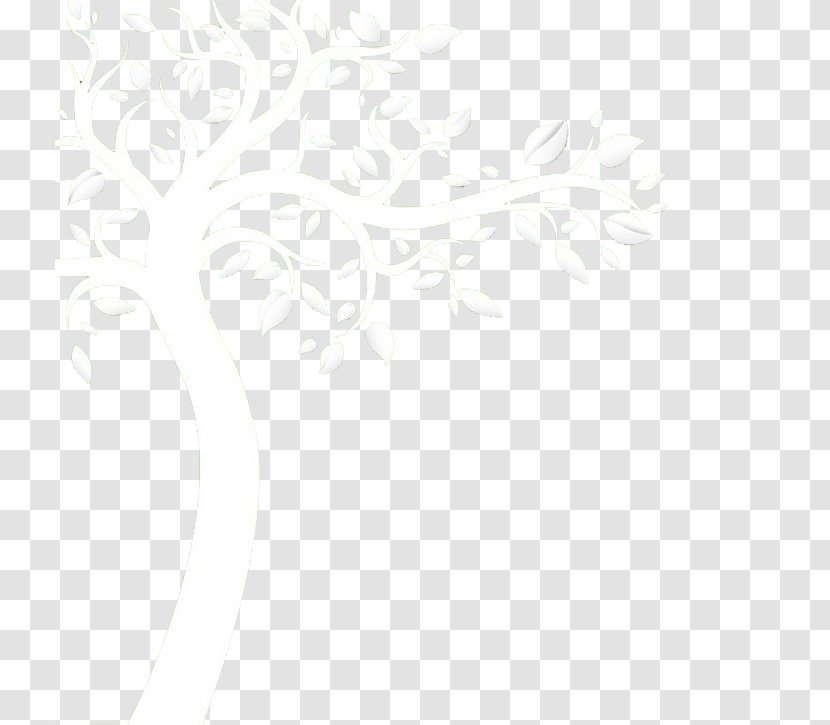 White Black Pattern - Symmetry - Creative Paper-cut Tree Transparent PNG