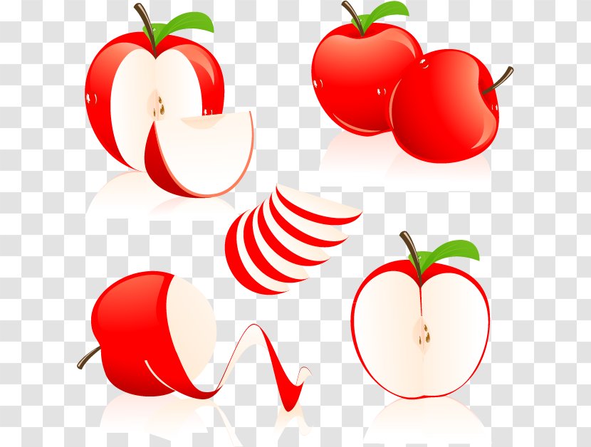 Apple Clip Art - Red Transparent PNG