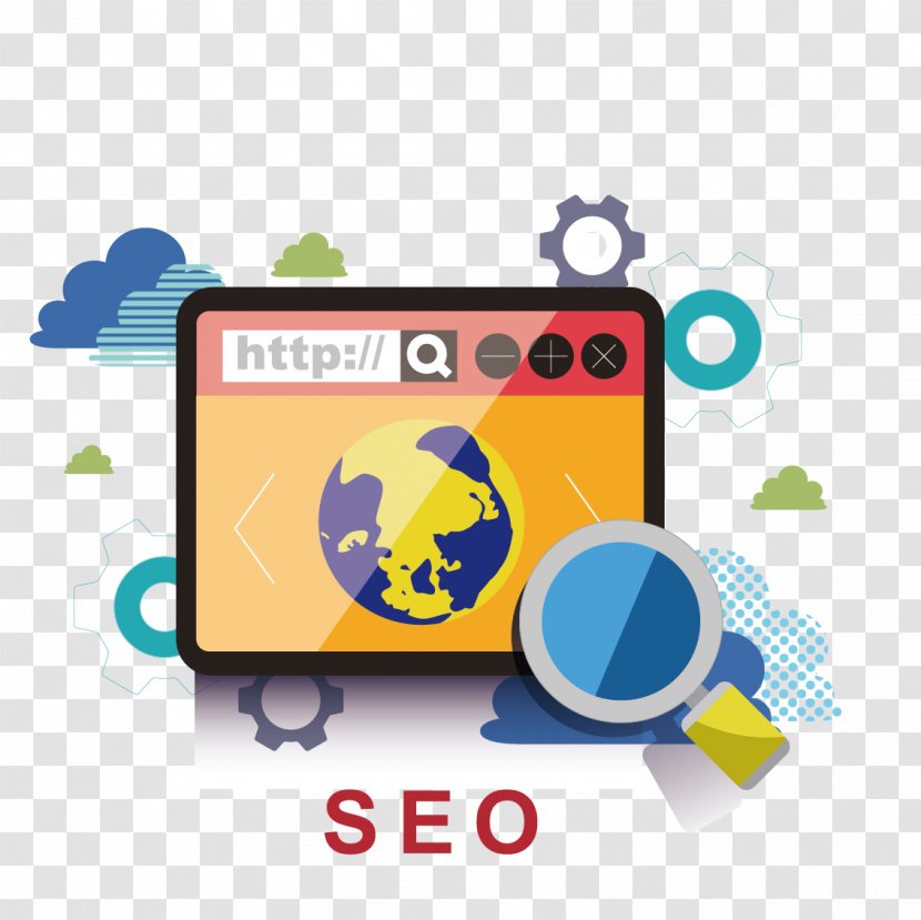 Digital Marketing Search Engine Optimization Web Design - Multimedia - Vector Magnifying Glass And Windows Transparent PNG