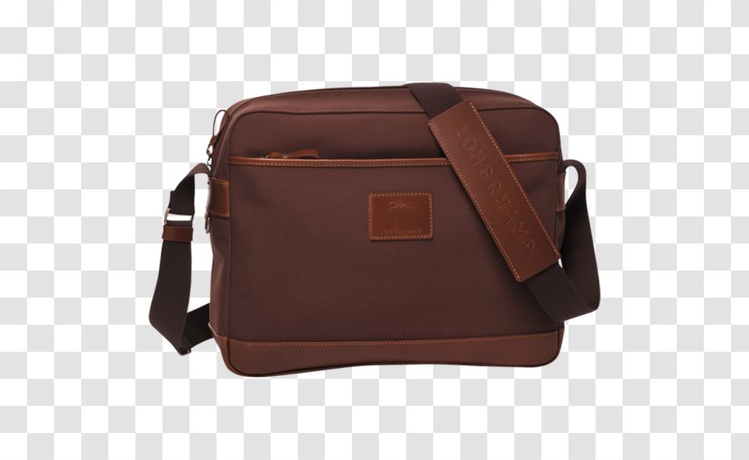 Messenger Bags Leather Baggage - Brown - Longchamp Tan Bag Transparent PNG