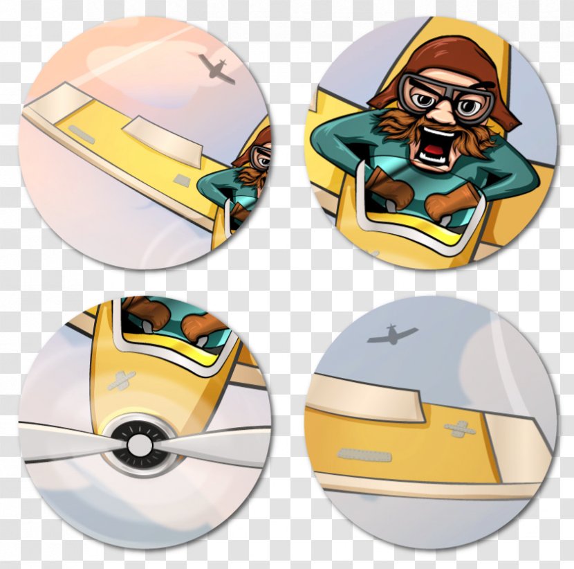 Airplane Aircraft Pilot Clothing Accessories Illustration - Traffic Director Character Transparent PNG