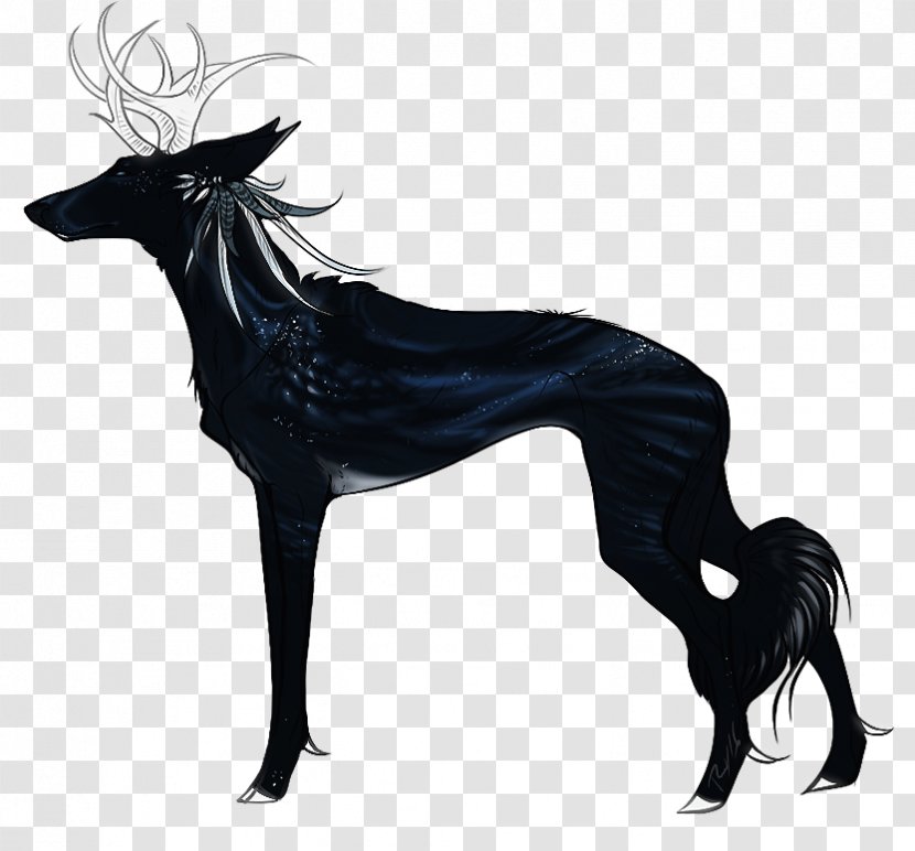Dog White Legendary Creature - Black And Transparent PNG