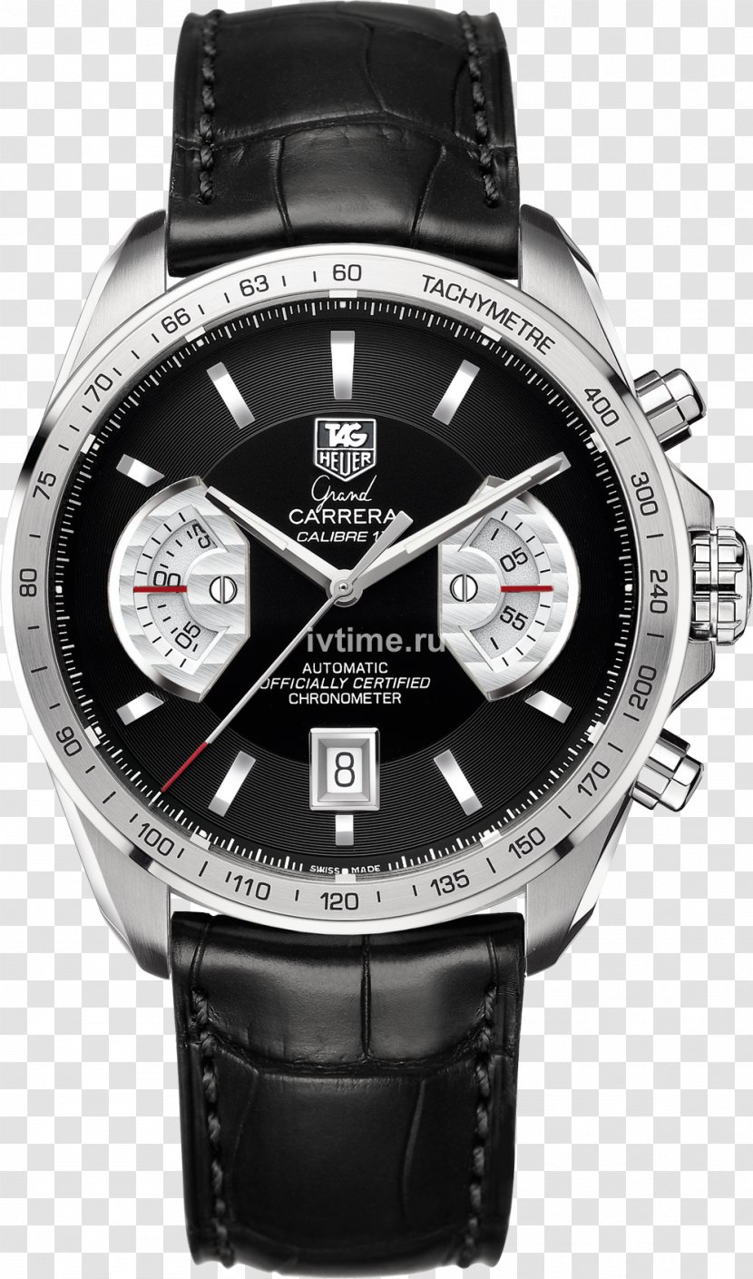 TAG Heuer Carrera Calibre 16 Day-Date Automatic Watch Chronograph Transparent PNG
