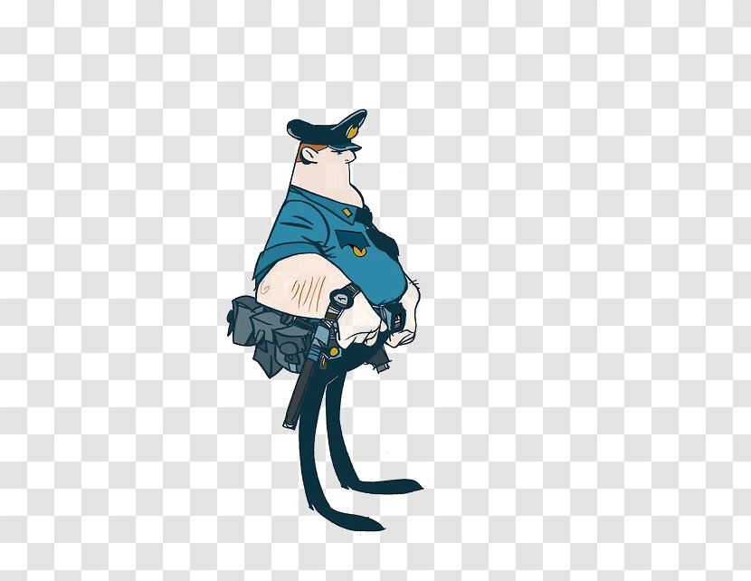 Cartoon Police Officer Drawing - Traffic - Policemen Transparent PNG