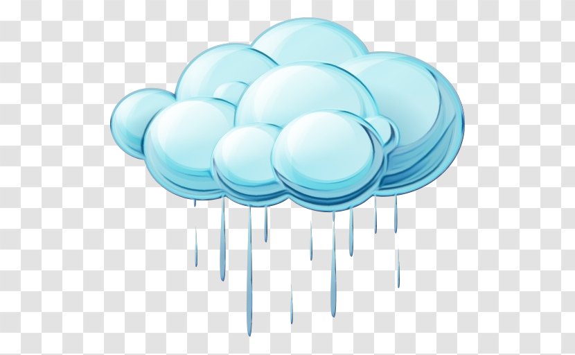 Rain Cloud - Weather Radar - Party Supply Balloon Transparent PNG
