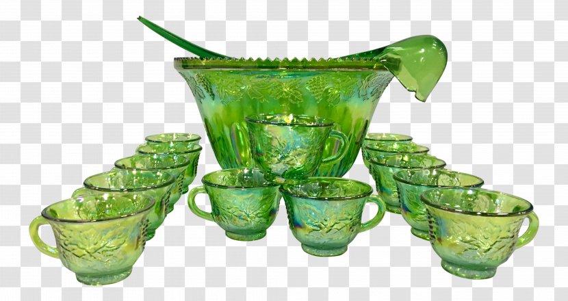 Punch Bowls Glass Cup - Flowerpot Transparent PNG