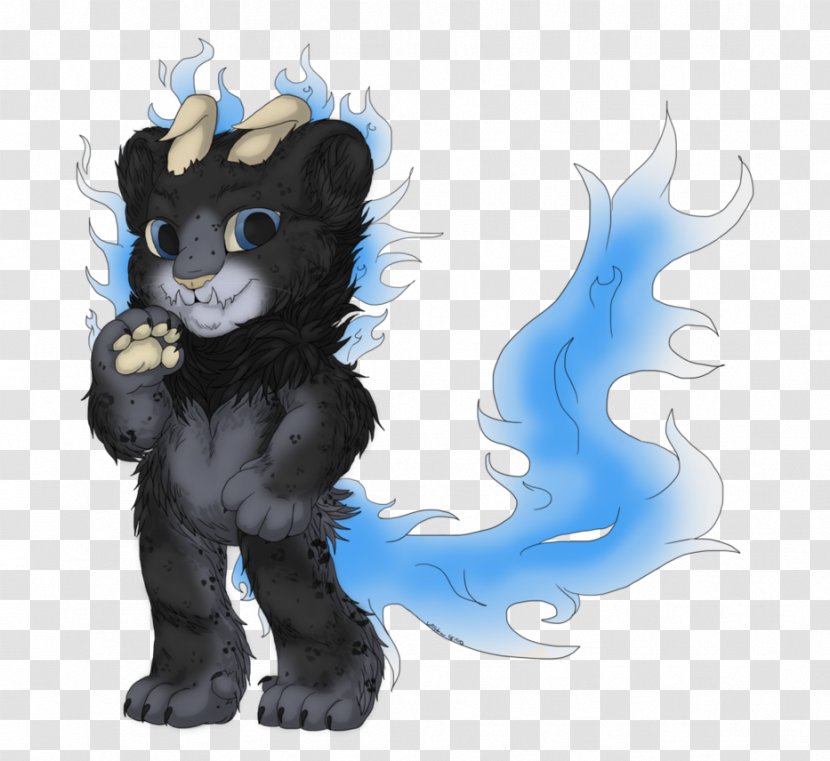 Cat Legendary Creature Mammal Fur Tail - Fiery Dragon Transparent PNG