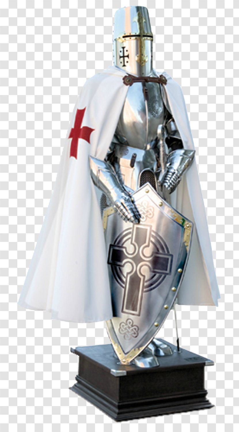 Knight Crusader Plate Armour Components Of Medieval - Knights Templar Transparent PNG