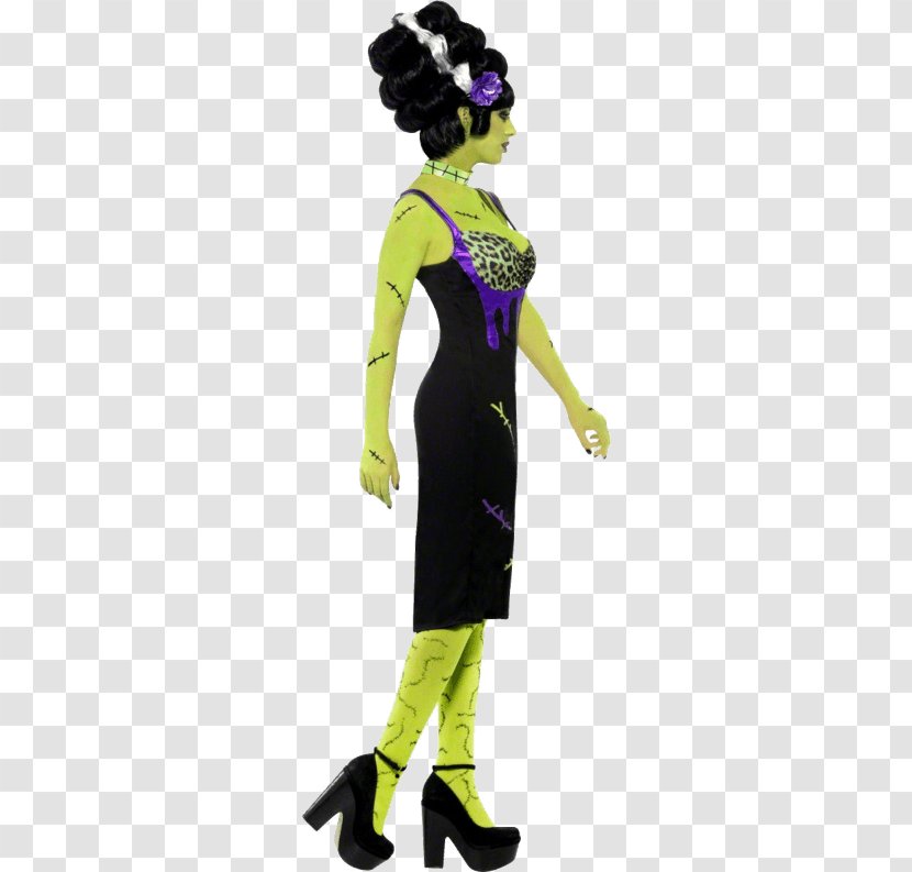 Halloween Costume Frankie Stein Suit Dress - Bride Of Frankenstein Transparent PNG