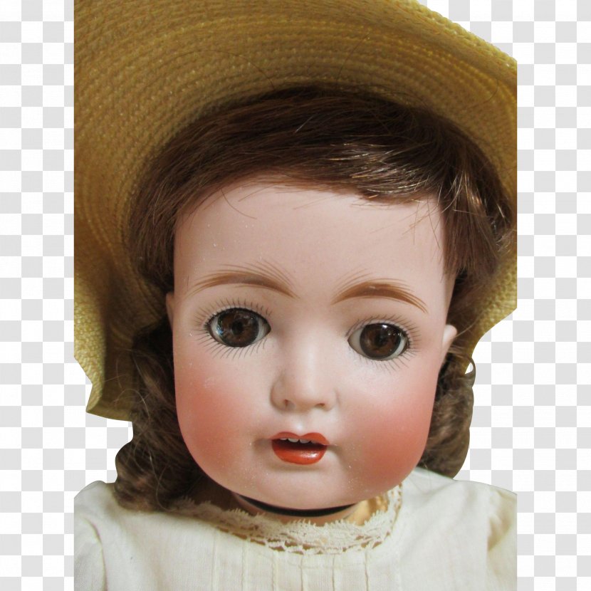 Simon & Halbig Doll Child Bisque Porcelain Cheek - Head Transparent PNG