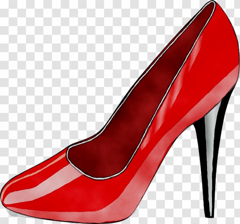 Stiletto Heel Red Shoe VICES Black - Basic Pump - Court Transparent PNG