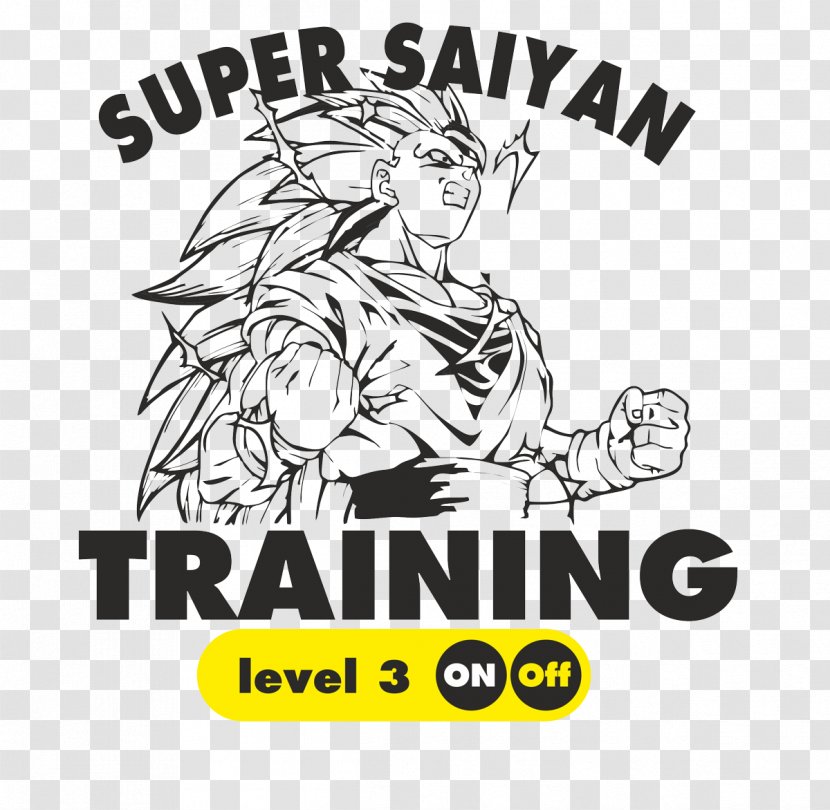 Goku Super Saiyan Training T-shirt - Black Transparent PNG