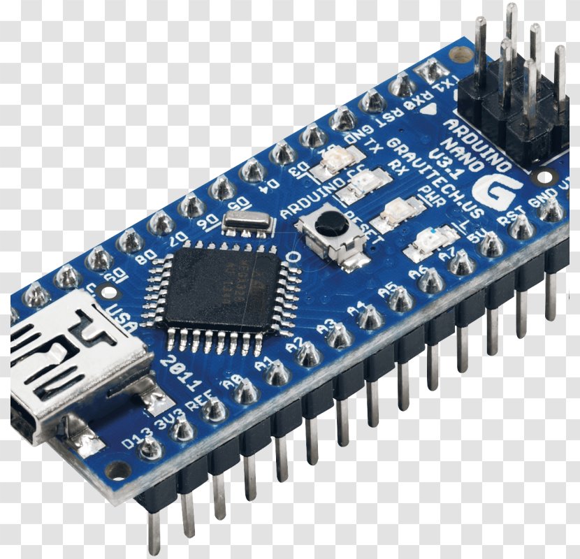 Arduino Uno ATmega328 Electronics Input/output - Resistor - Nano Transparent PNG