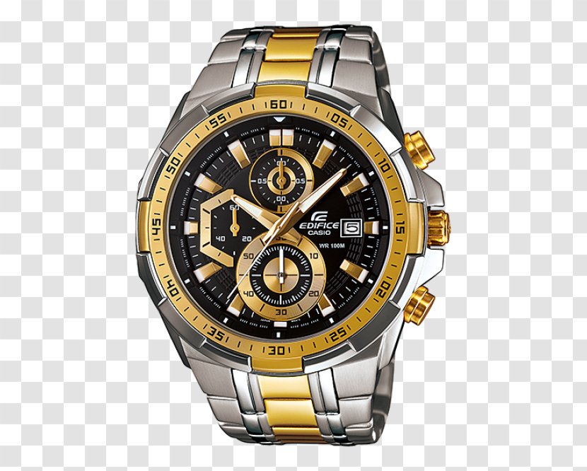 Casio Edifice Watch Chronograph Online Shopping - Yellow - Watch3 Transparent PNG
