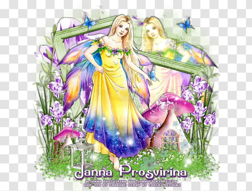 Fairy Flower Lavender - Garden Transparent PNG