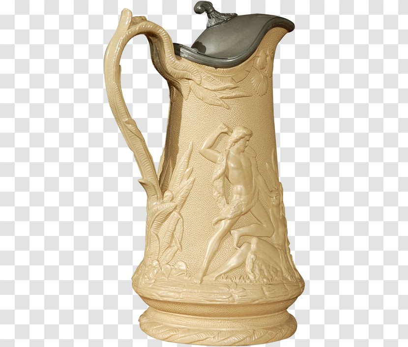 Jug Vase Ceramic Classical Sculpture Pitcher - Drinkware Transparent PNG