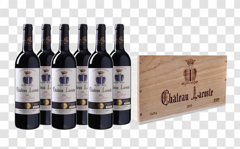 Dessert Wine Bordeaux Liqueur Côtes De Castillon - Label Transparent PNG