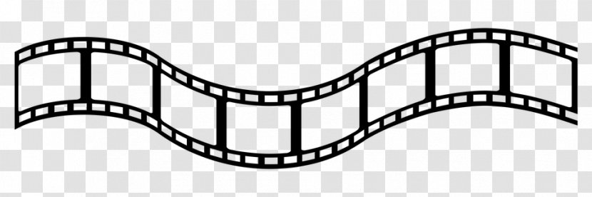 Filmstrip Clip Art - Black And White - Film Strip Transparent PNG