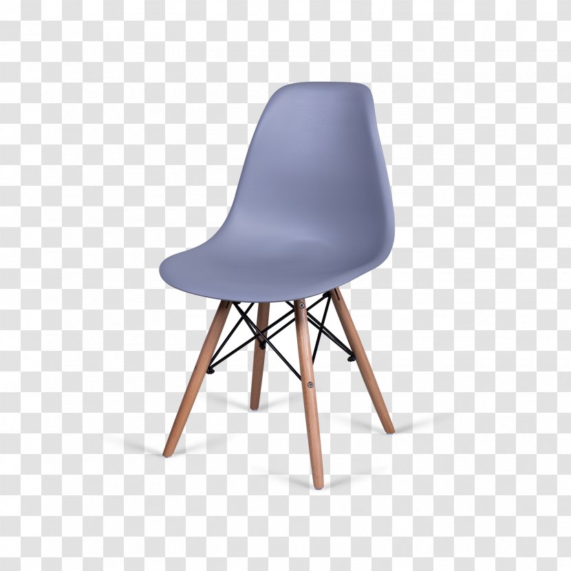Plastic Side Chair Furniture Eames Fiberglass Armchair Wood Transparent PNG