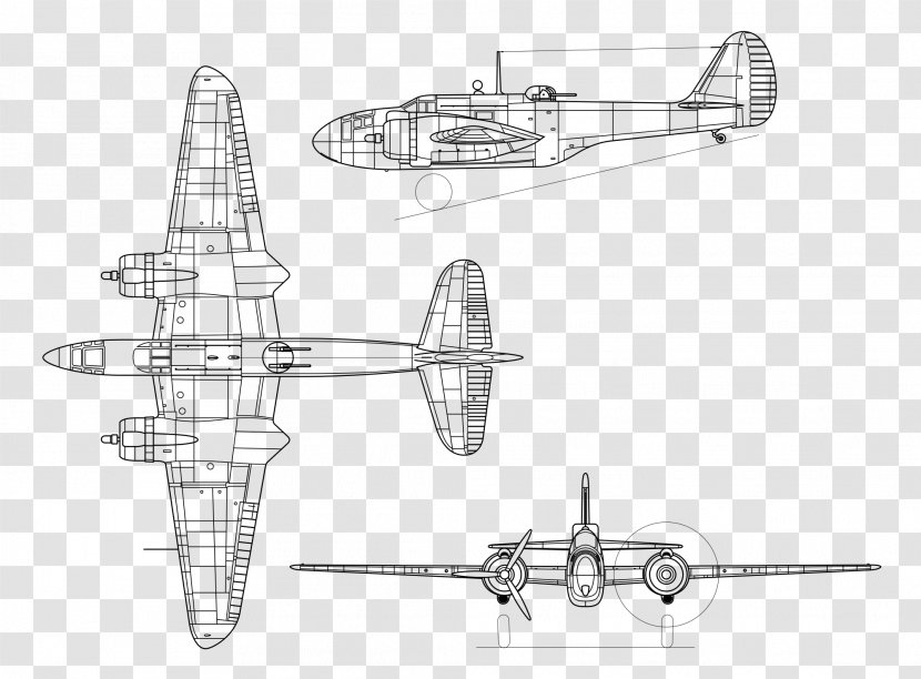 Martin Baltimore XB-51 North American P-51 Mustang Airplane Aircraft - P51 Transparent PNG