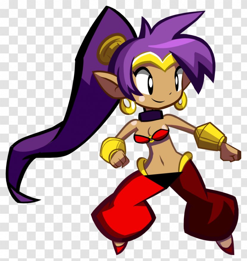 Shantae: Half-Genie Hero Shantae And The Pirate's Curse PlayStation 4 Risky's Revenge Video Game - Boy Color - Genie Transparent PNG