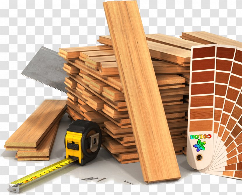 Lumber Parquetry Hardwood Wood Flooring - Plank Transparent PNG