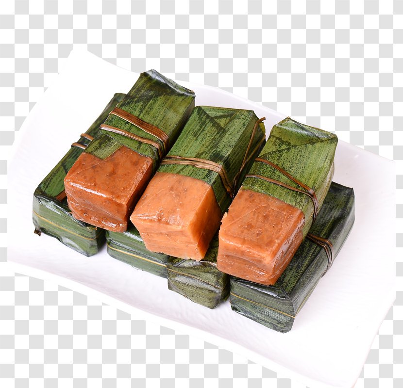 Yunnan Zongzi Baba Black Sesame Rice Cake Nian Gao - Merienda - A Dish Of Bamboo Transparent PNG