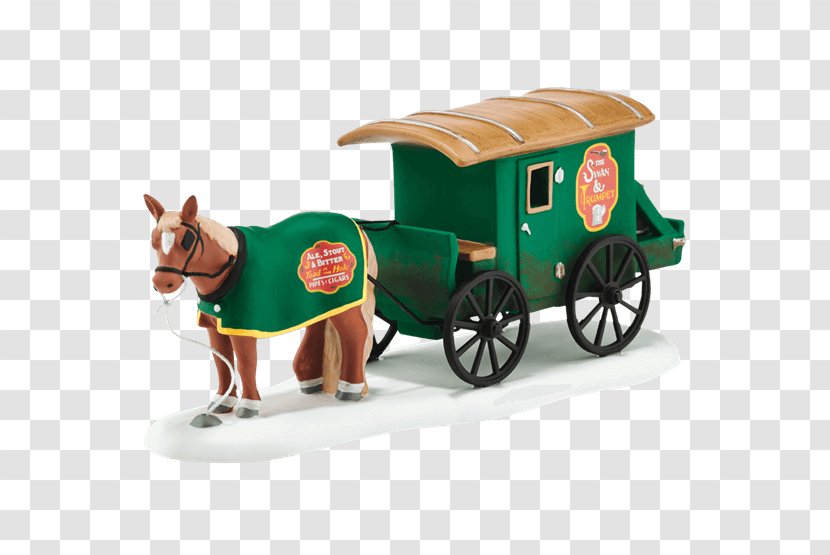 Beer Christmas Village Lehi Wagon - Brewery - Hand-painted London Transparent PNG